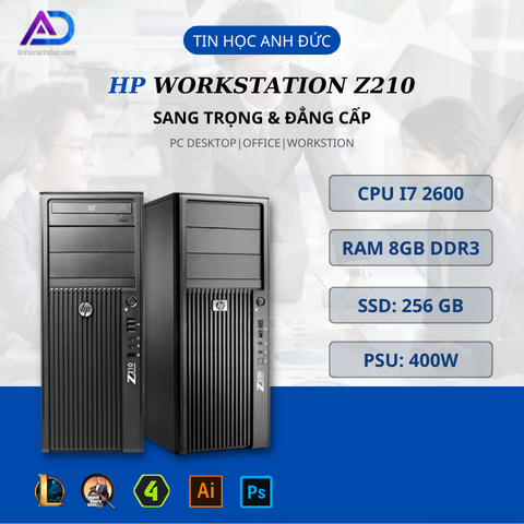 Bộ Máy Tính HP Z210MT WorkStation i7 + Màn Hình HP Led 22inch
