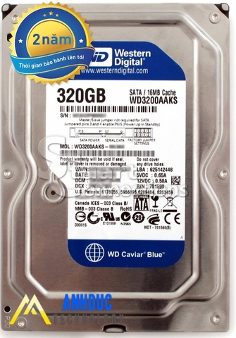Ổ Cứng PC HDD Western, Seagate 320G