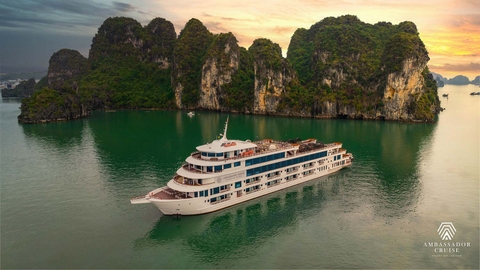Ambassador Day Cruise - du thuyền trong ngày vịnh Hạ Long đẹp, chất lượng tốt