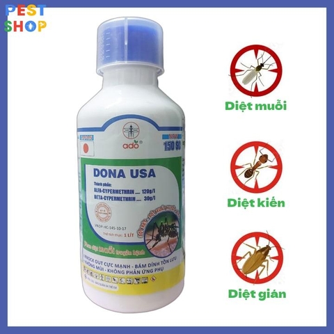 THUỐC DIỆT MUỖI DONA USA 150 SC - chai 1 LÍT