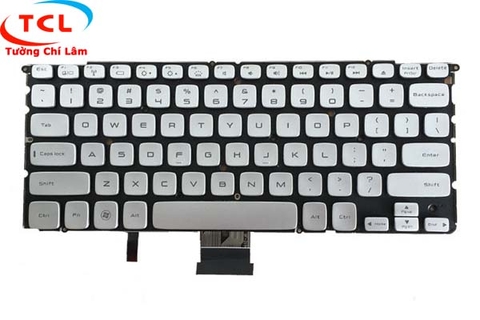 Bàn phím Dell XPS 14Z (bạc, cáp giữa, US)