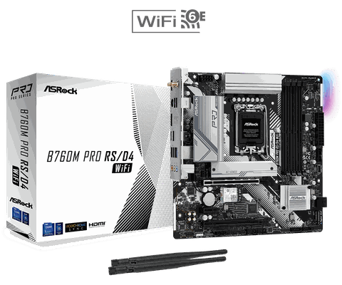 Mainboard ASRock B760M PRO RS/D4 WIFI