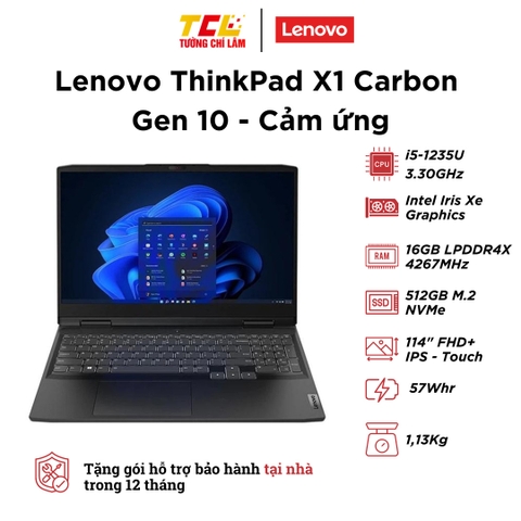 Lenovo ThinkPad X1 Carbon Gen 10 (i5-1235U | RAM 16GB | SSD 512GB | 14 Inch FHD+)