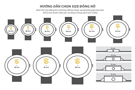 Case size đồng hồ là gì? Cách đo size mặt và dây đồng hồ