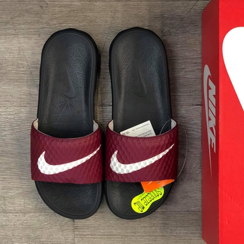 NIKE BENASSI SOLARSOFT SLIDE 'TEAM RED WHITE-BLACK' - 705474602