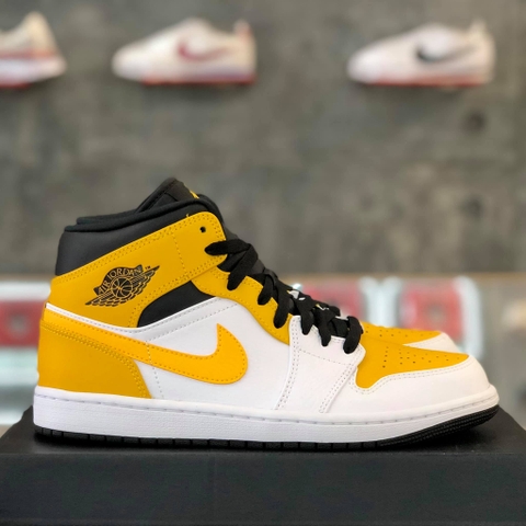 NIKE AIR JORDAN 1 MID 'UNIVERSITY GOLD' - 554724 170