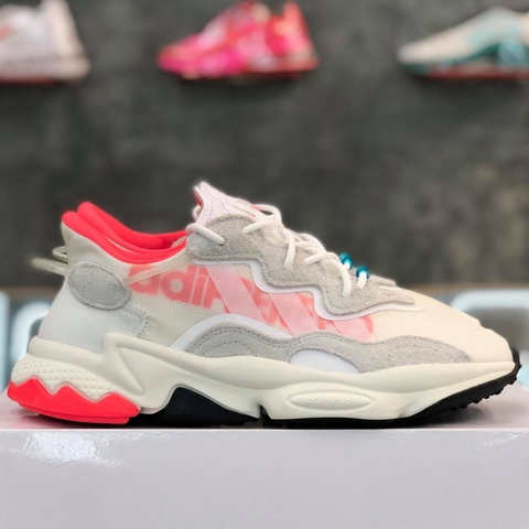 adidas OZWEEGO BIG LOGO 'WHITE SOLAR RED' - EH0252