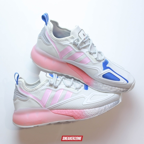 adidas ZX 2K BOOST 'WHITE TRUE PINK' - FZ3900