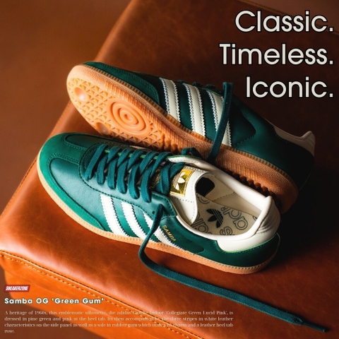adidas Samba OG 'Collegiate Green Gum' - IE0872
