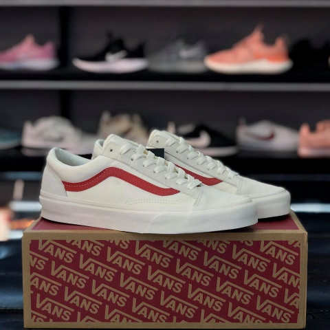 VANS STYLE 36 'MARSHMALLOW RACING RED' - VN0A3DZ3OXS