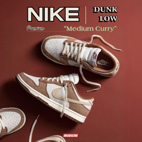 NIKE DUNK LOW RETRO PRM 'MEDIUM CURRY' - DD1390100