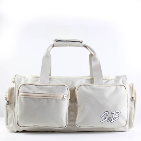 S&B ULTILITY DUFFEL BAG 'CREAM WHITE'