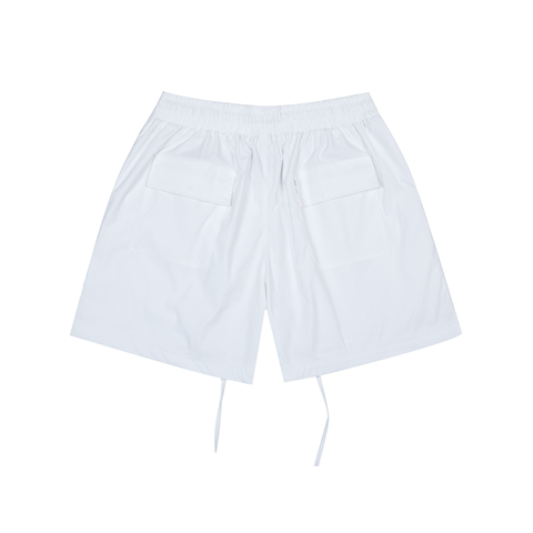 WHITE SHORTS PARACHUTE FABRIC