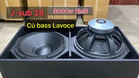 Subwoofer Lx acoustic J-Sub 28 ( driver LAVOCE 3000W )