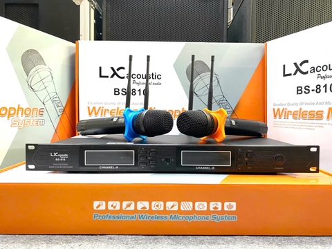 Micro Không Dây Lx acoustic BS-810 (4 râu sóng 100 mét )