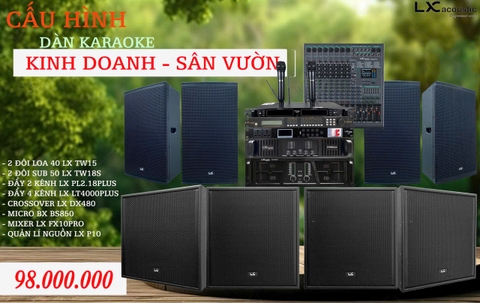 Dàn Karaoke Sân Vườn _ Kinh Doanh