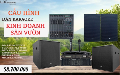 Dàn Âm Thanh Sân Vườn - Kinh Doanh