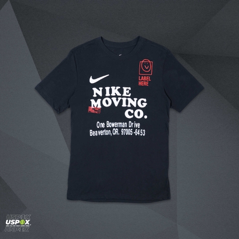 Áo Nike Dri-FIT Label Here Black