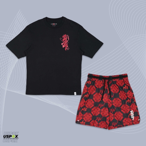 Bộ thể thao Nike Jordan Zion Black Red (Form Á)