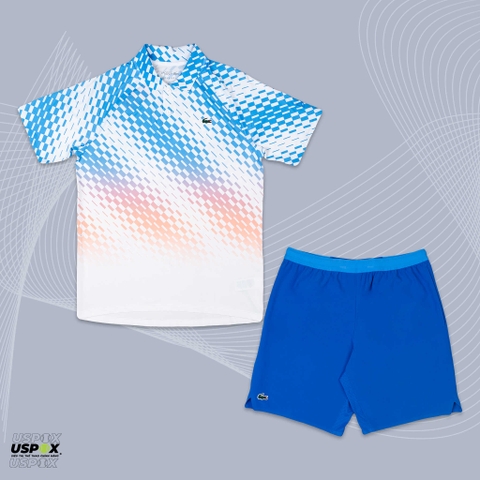 Bộ thể thao tennis Lacoste Djokovic AUS 23 Blue White