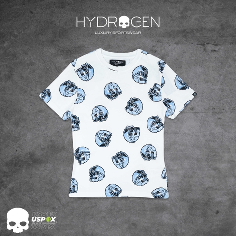 Áo phông HYDROGEN palm mono blue