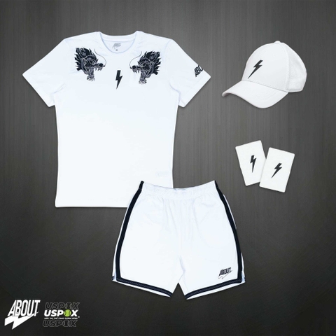 Bộ About Spring Tech Dragons Crew White