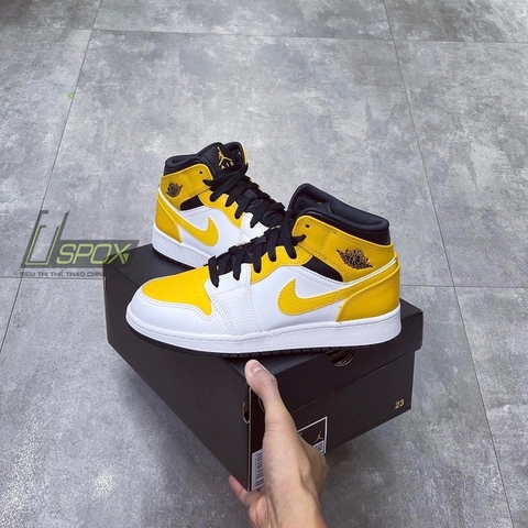 Giày Nike Jordan 1 Mid University Gold