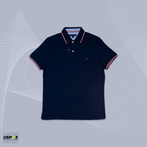 Áo Polo Tommy Navy Slim (form Âu)