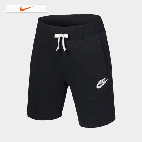 Nike Quần Short đen logo (form Á)