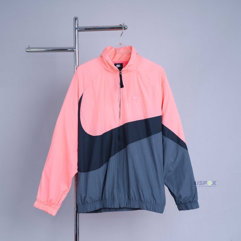Áo Nike Jacket Gió Swoosh Pink Black