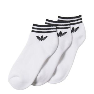 Tất Adidas ngắn cổ Original trắng di sản (3 đôi)