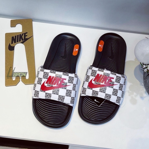 Dép Nike Victori One Print Slide Black