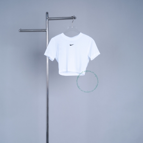 Áo Nike Crop Top Essential White (form Á)