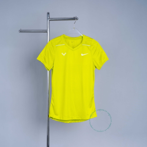 Áo tennis Nike COURT DRI FIT CHALLENGER NADAL 23 green