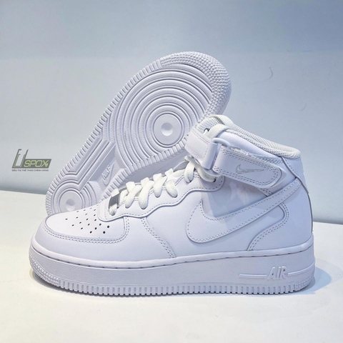 Giày Nike Wmns Air Force 1 ’07 Mid ‘Triple White’ DD9625-100