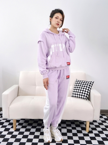 Bộ thể thao hoodie Nike Sport Team Purple