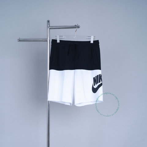 Quần Nike Short Running Basketball Black White (form Á)