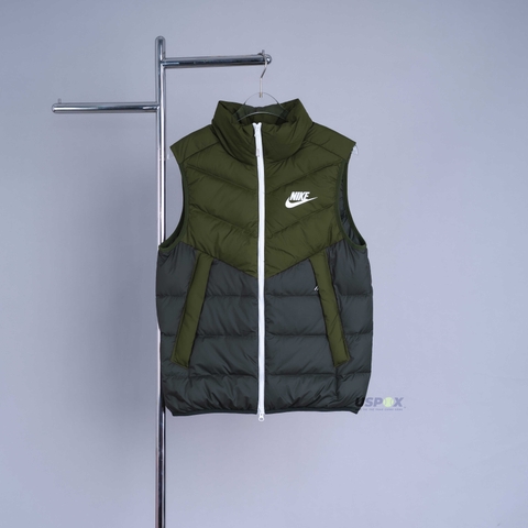 Áo khoác gile Nike NSW Green (form Á)