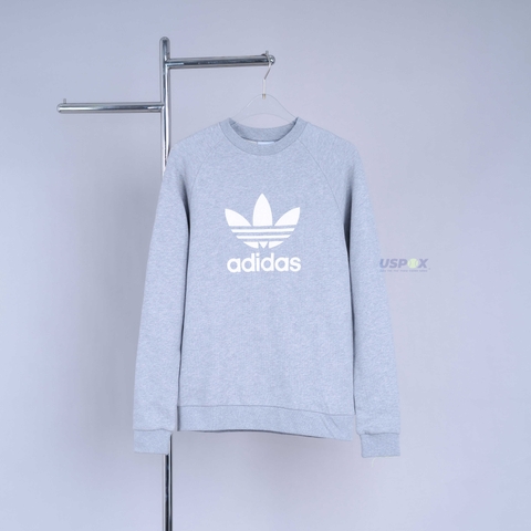 Adidas Sweater Logo Xám (form Âu)