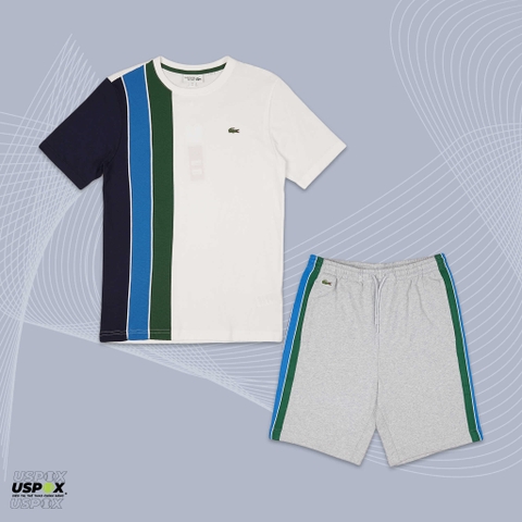 Bộ Lacoste SPORT Contrast Cotton Blue Green