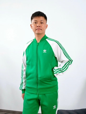 Bộ thể thao Adidas CLASSICS+ SST Green (form Âu)