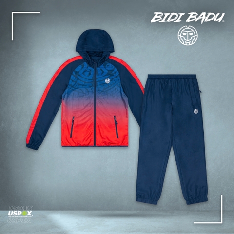 Bộ thể thao Bidi Badu Color Dark blue Red