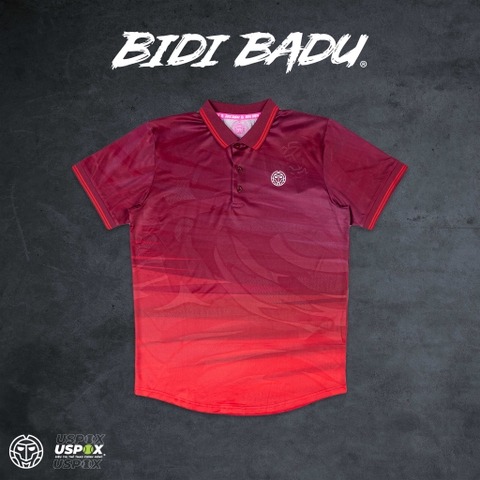 Áo tennis Bidi Badu Protected Leafs Polo Red