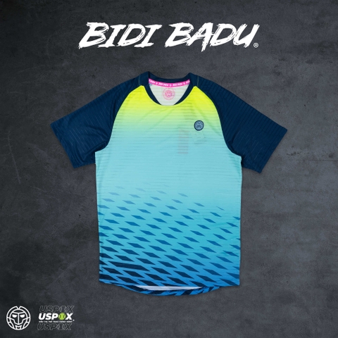 Áo tennis Bidi Badu Grafic Illumination Tee Dark Blue