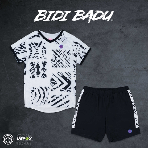 Bộ thể thao tennis Bidi Badu MELBOURNE tee black/white