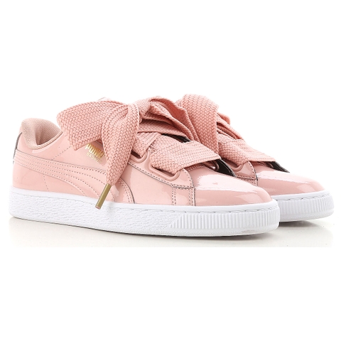 Puma Basket heart pink