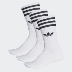 Tất Adidas cao cổ Original trắng di sản (3 đôi)