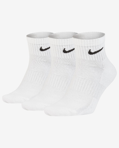 Tất Nike trắng cổ cao (PACK 3 đôi)