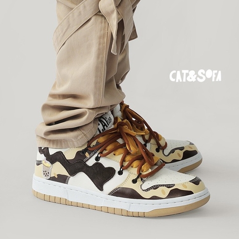 Giày thể thao Cat&Sofa Milk Tea Brown AC255