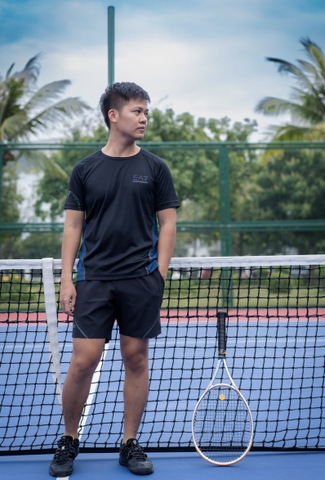 Bộ thể thao EA7 Tennis Ventus7 Black Navy